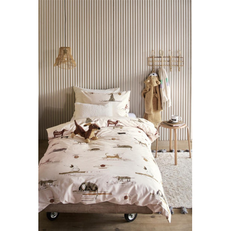 Voodipesukomplekt Hot Dogs Pink interneti teel