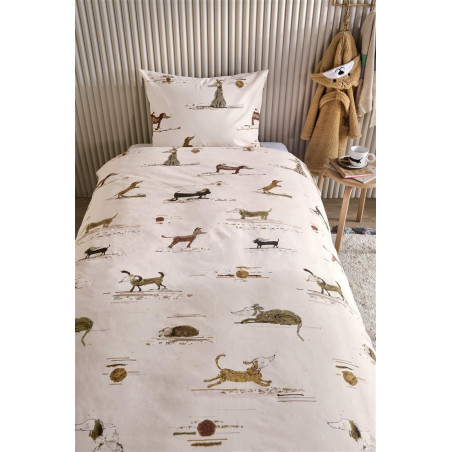 Voodipesukomplekt Hot Dogs Pink