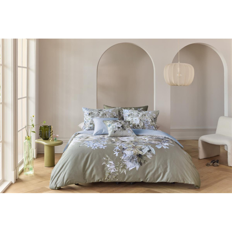 Voodipesukomplekt Saffron Blue Grey