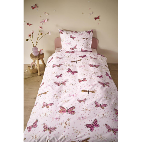 Voodipesukomplekt Butterfly Away Pink interneti teel