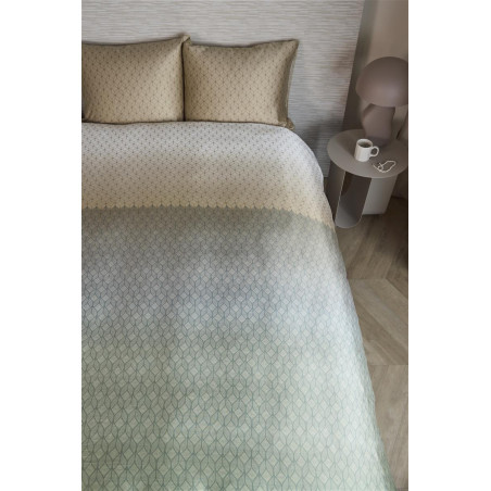 Voodipesukomplekt Ariel Blue Green