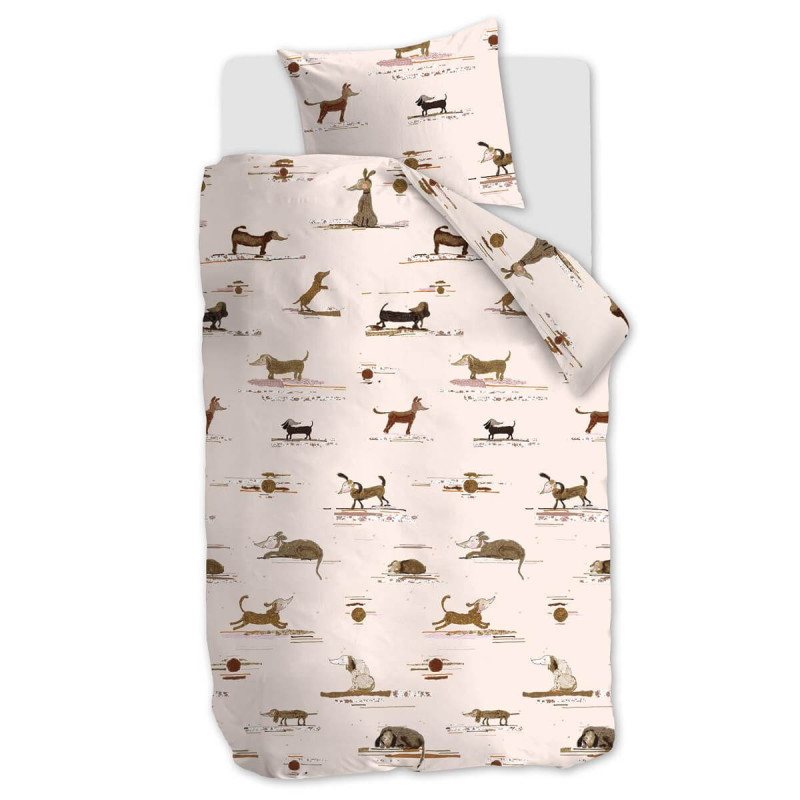 Voodipesukomplekt Hot Dogs Pink