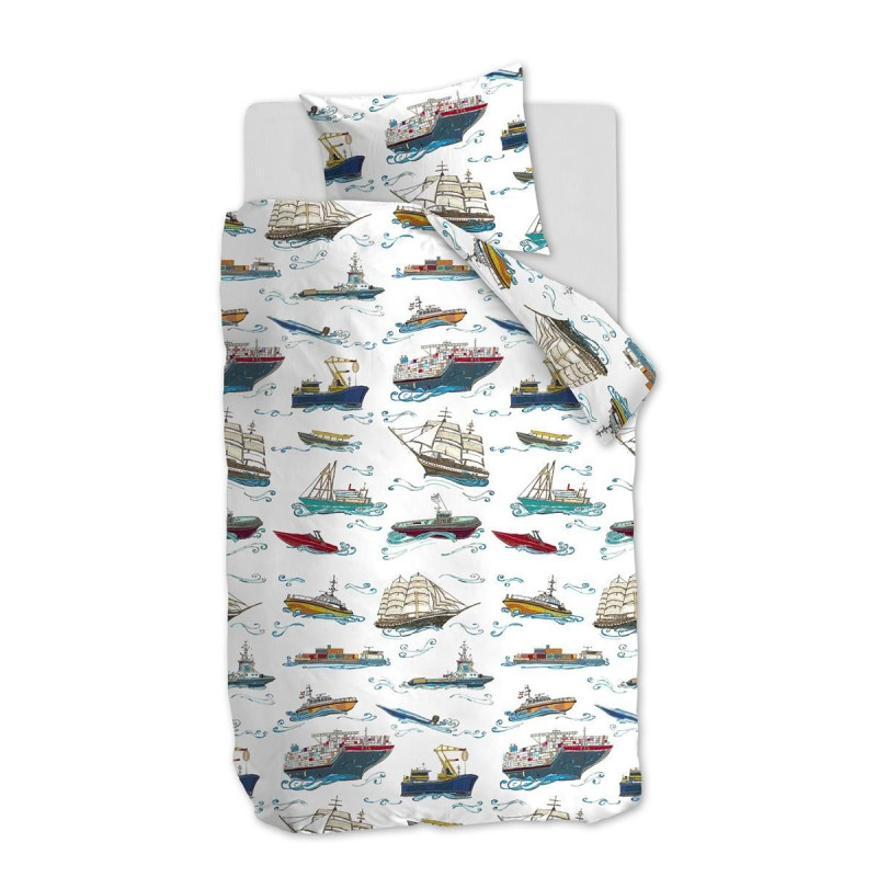 Voodipesukomplekt Ships Blue