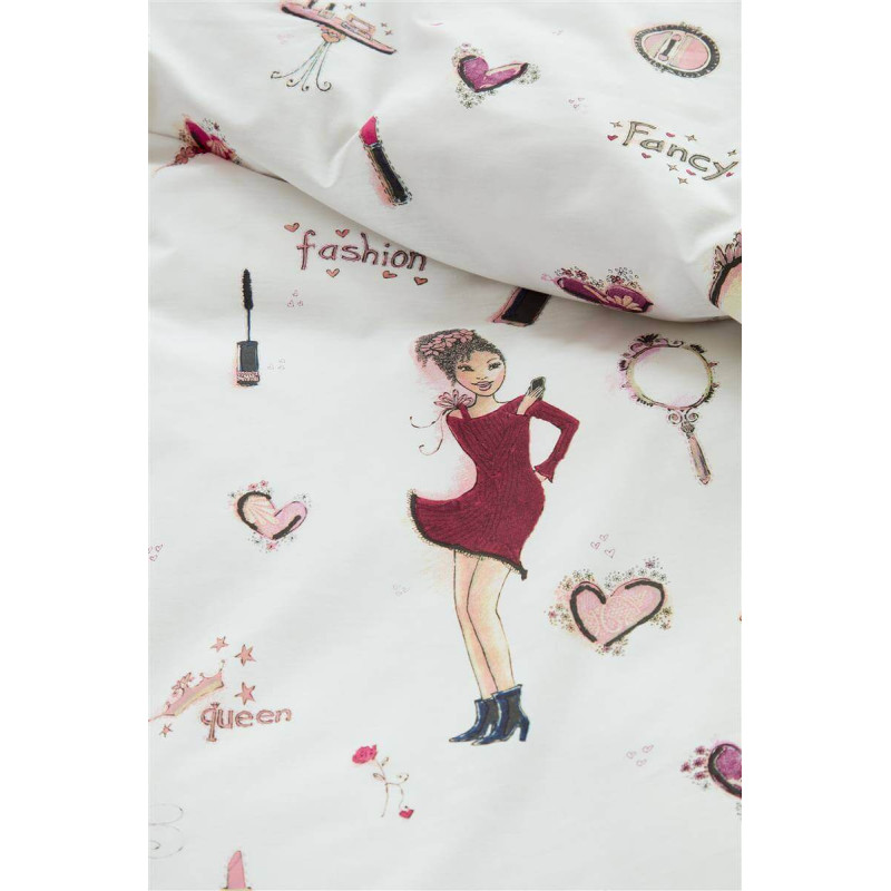 Voodipesukomplekt Fashion Pink