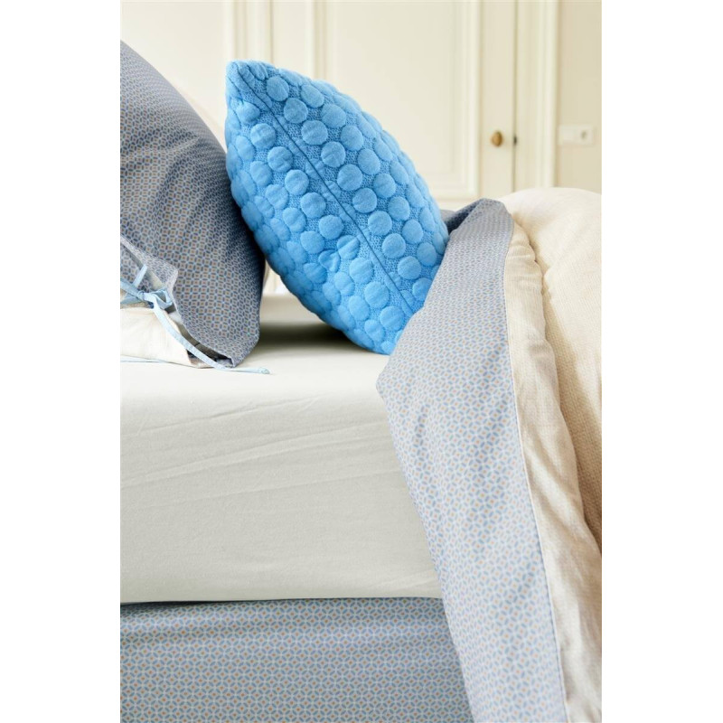 Kummiga voodilina Royal Nights Off-White