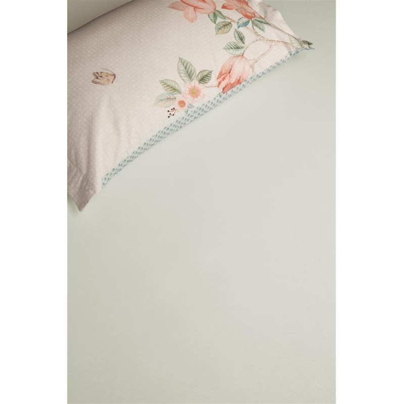 Kummiga voodilina Royal Nights Off-White