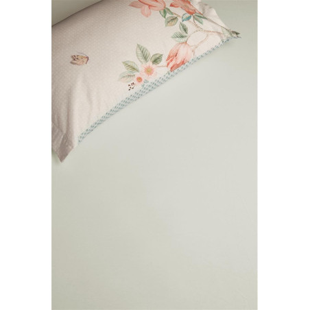 Kummiga voodilina Royal Nights Off-White