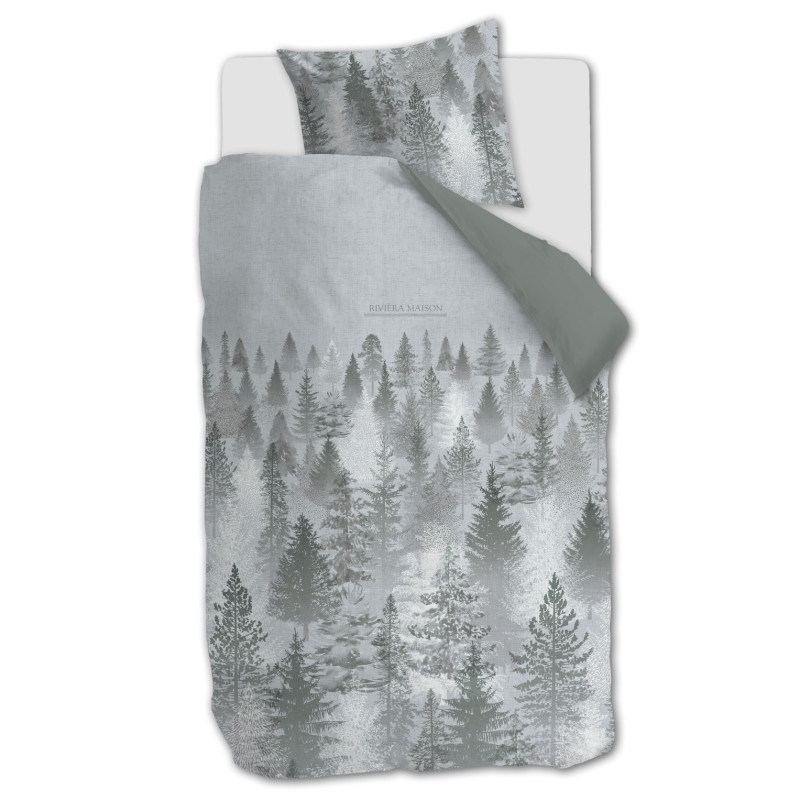 Voodipesukomplekt Foggy Forest Green