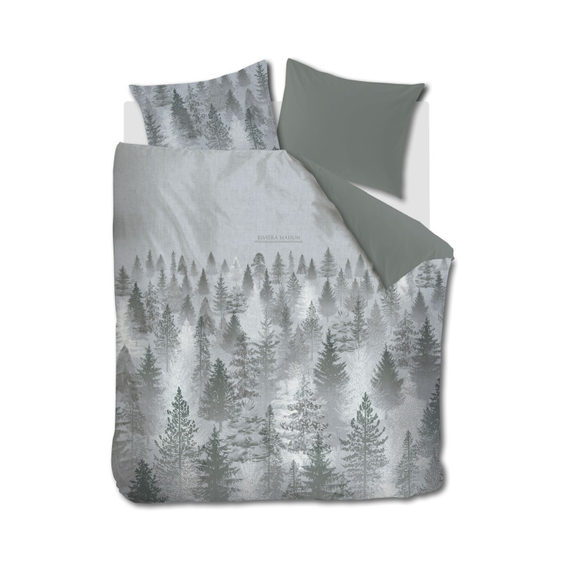 Voodipesukomplekt Foggy Forest Green