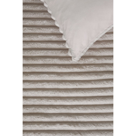 Voodipesukomplekt Furry Stripes Off-white