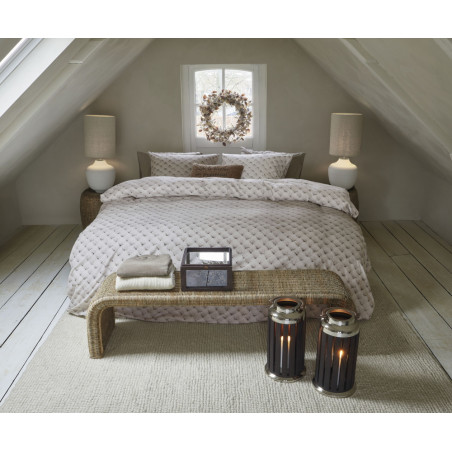 Voodipesukomplekt Woven Wool Natural