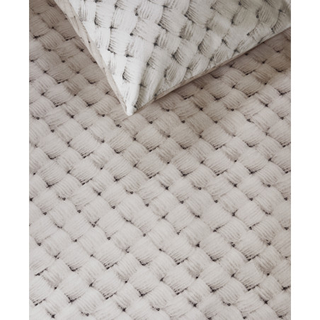 Voodipesukomplekt Woven Wool Natural