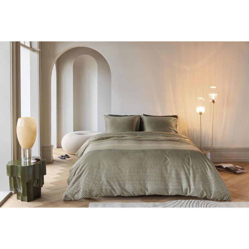 Voodipesukomplekt Lofty Olive Green