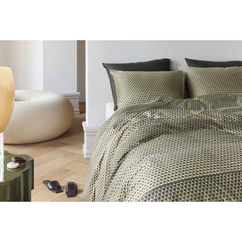 Voodipesukomplekt Lofty Olive Green