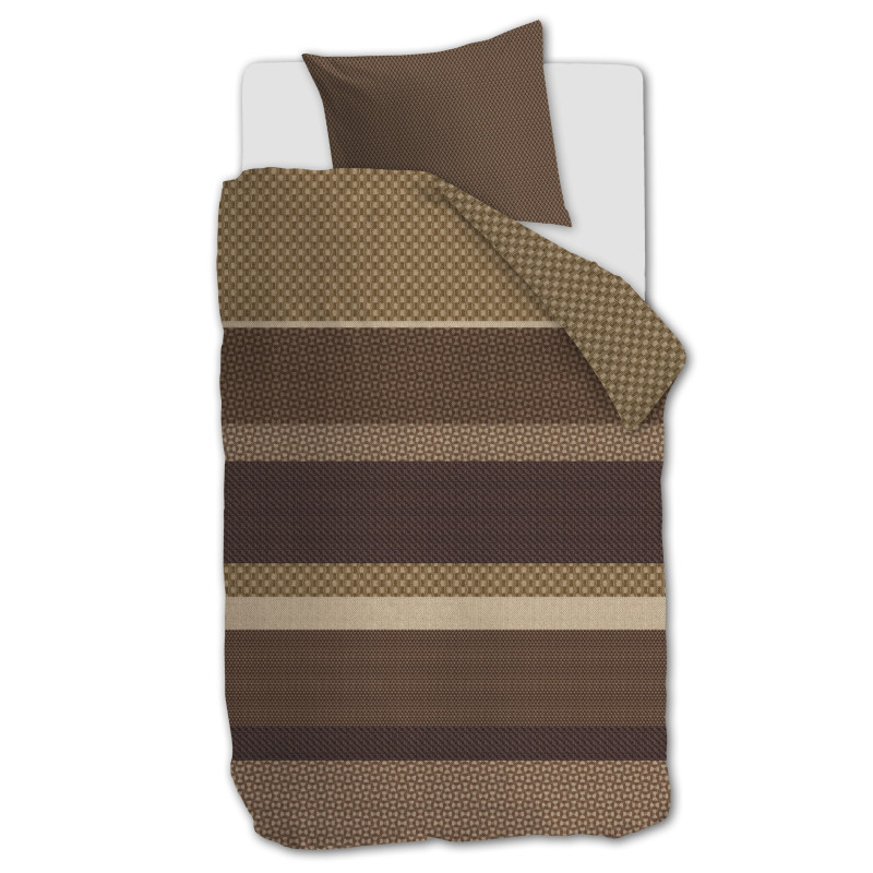 Voodipesukomplekt Fera Brown