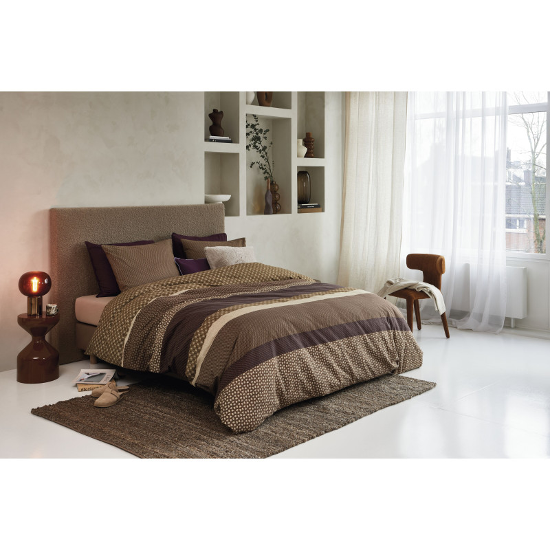 Voodipesukomplekt Fera Brown