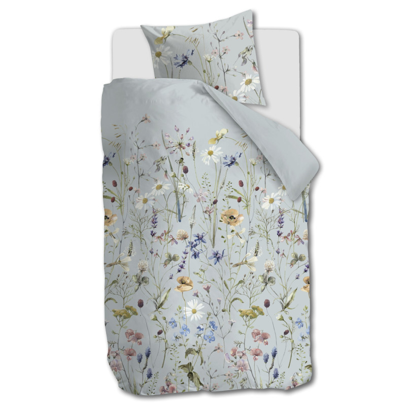 Voodipesukomplekt Bloom Blue