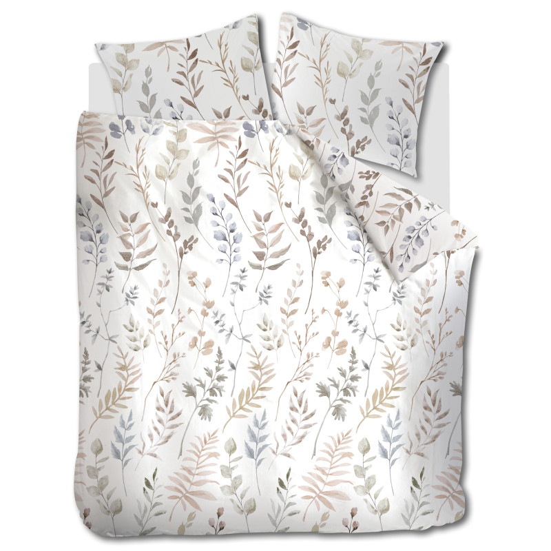 Voodipesukomplekt Twigs White