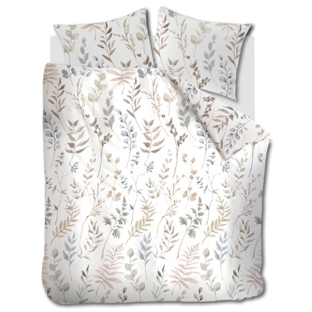 Voodipesukomplekt Twigs White