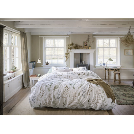 Voodipesukomplekt Twigs White