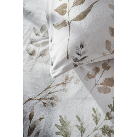 Voodipesukomplekt Twigs White