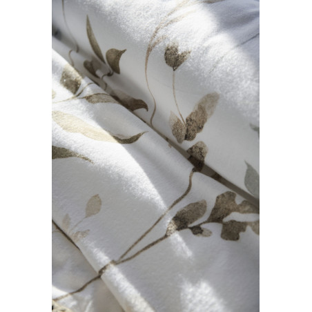 Voodipesukomplekt Twigs White