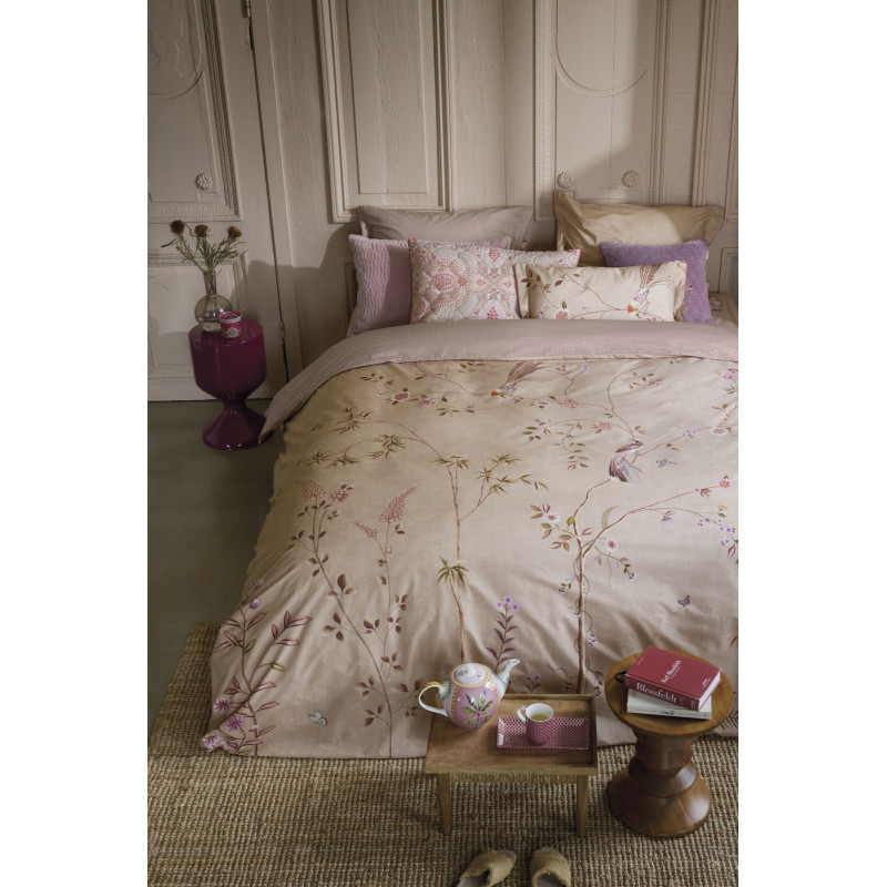 Voodipesukomplekt Bamboo Blossom Khaki