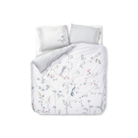 Voodipesukomplekt Bamboo Blossom White