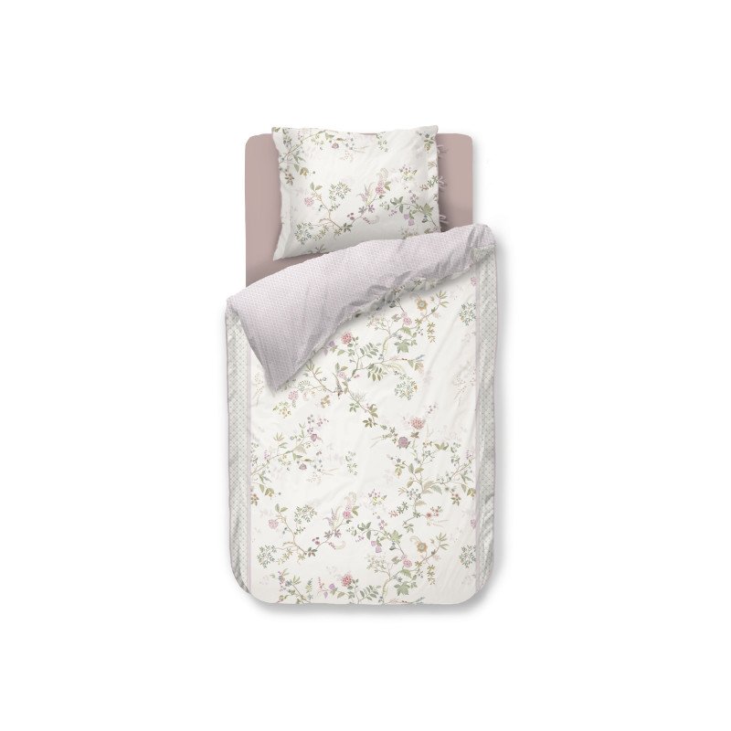 Voodipesukomplekt Bustani White