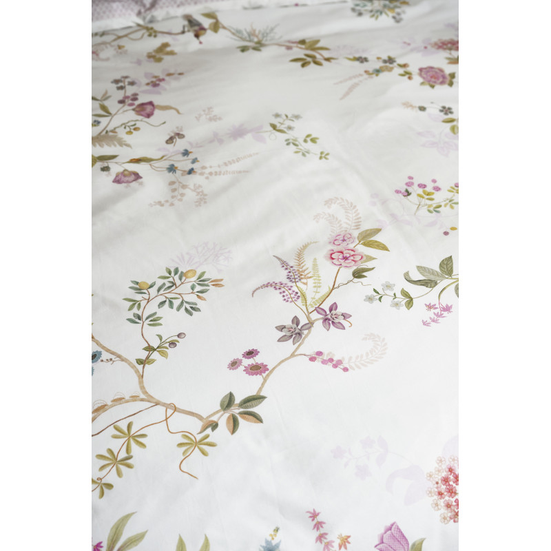 Voodipesukomplekt Bustani White