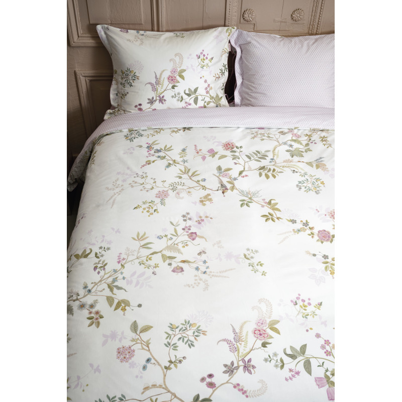 Voodipesukomplekt Bustani White