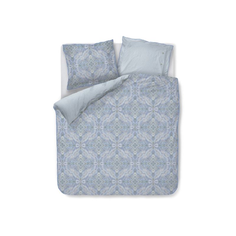 Voodipesukomplekt Moon Flower Light Blue