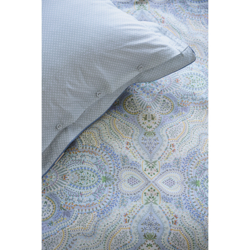 Voodipesukomplekt Moon Flower Light Blue