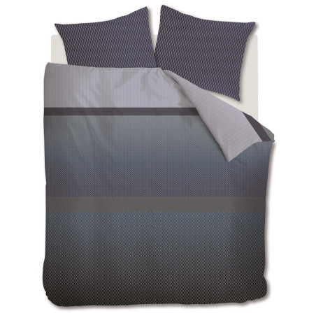 Voodipesukomplekt Sashiko Blue Grey