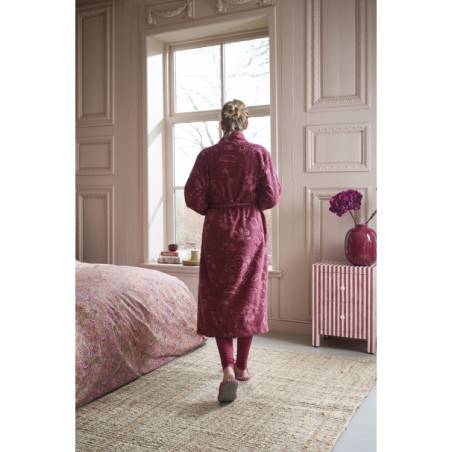 Hommikumantel Pip Studio Jasmin Jacquard Dark Pink interneti teel