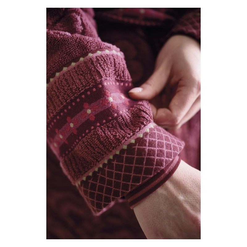 Hommikumantel Pip Studio Jasmin Jacquard Dark Pink