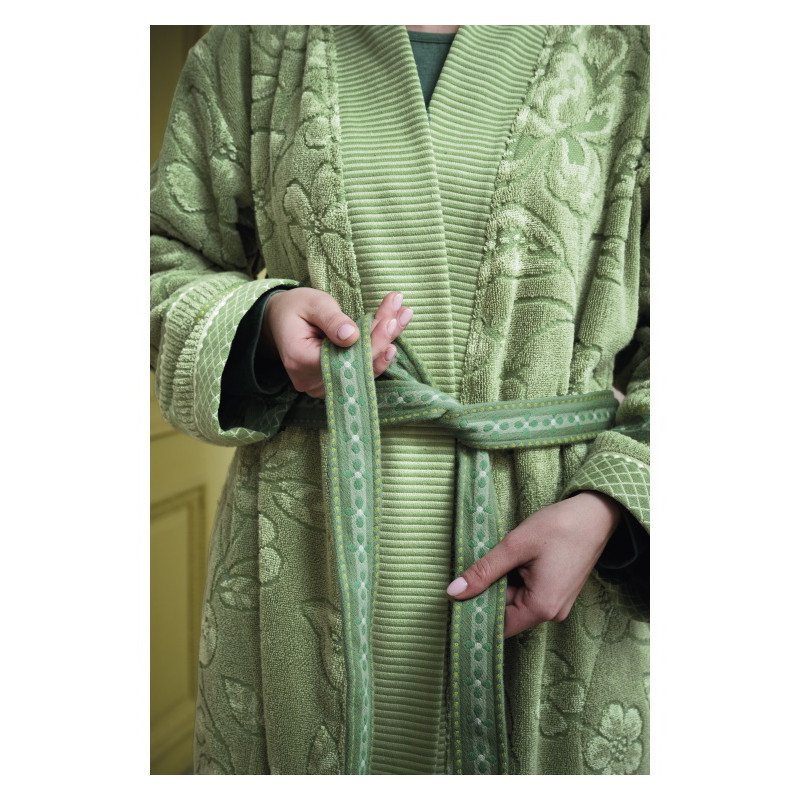 Hommikumantel Pip Studio Jasmin Jacquard Green