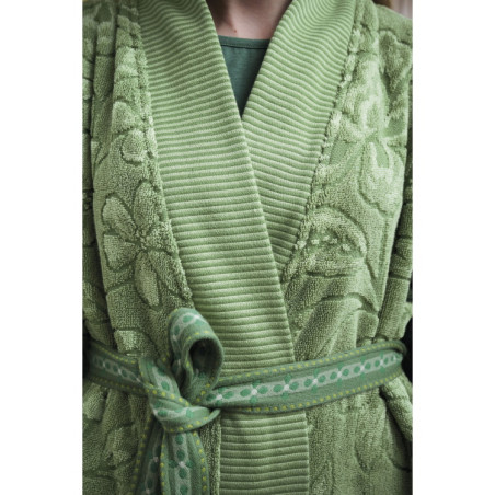 Hommikumantel Pip Studio Jasmin Jacquard Green