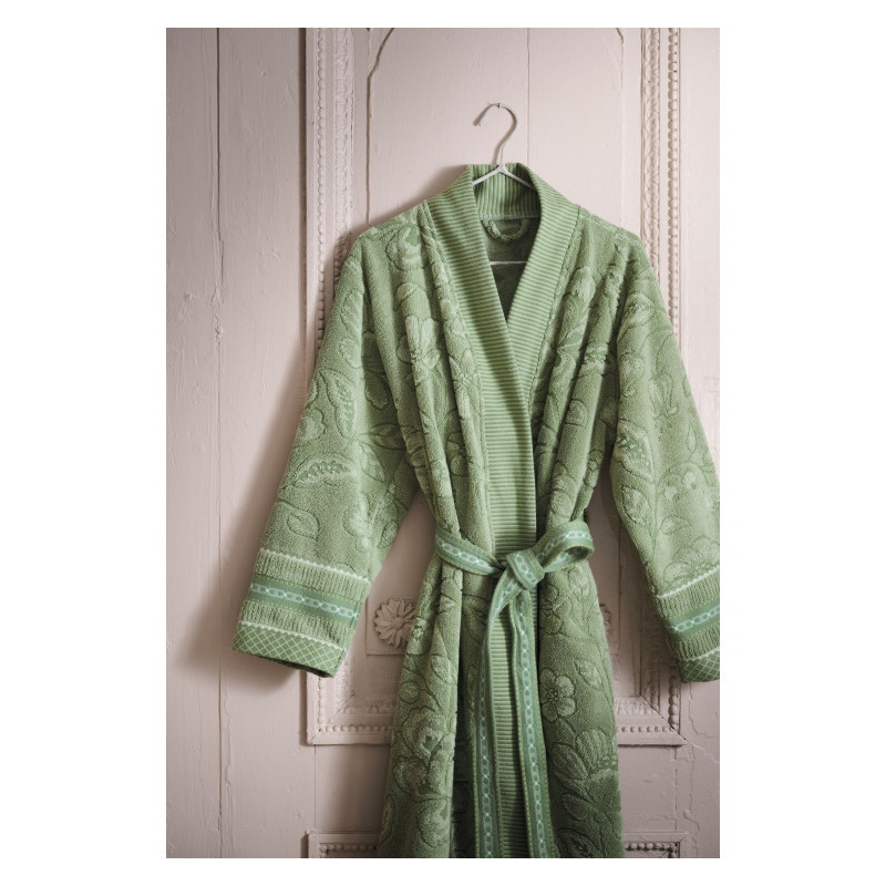 Hommikumantel Pip Studio Jasmin Jacquard Green