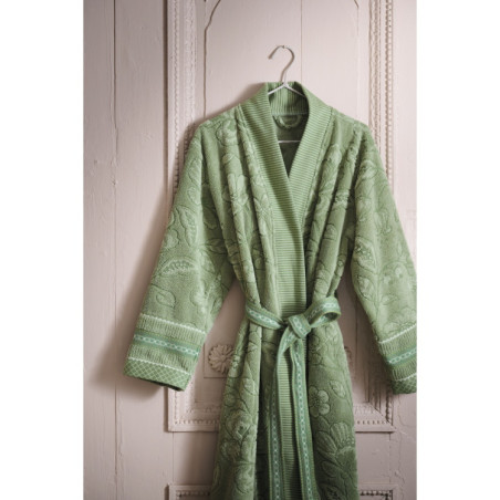 Hommikumantel Pip Studio Jasmin Jacquard Green