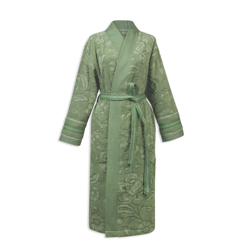 Hommikumantel Pip Studio Jasmin Jacquard Green