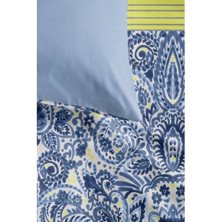Satiinist voodipesukomplekt Linzi Blue