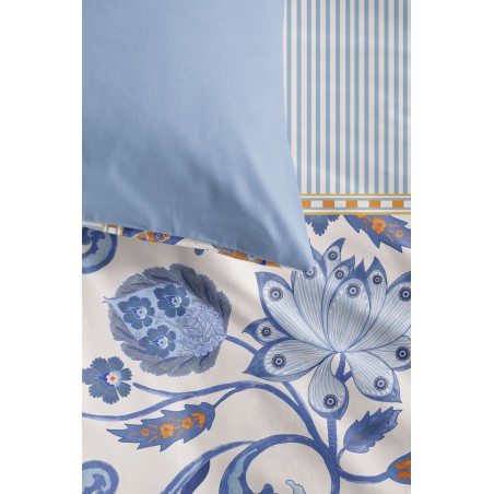 Satiinist voodipesukomplekt Taya Blue