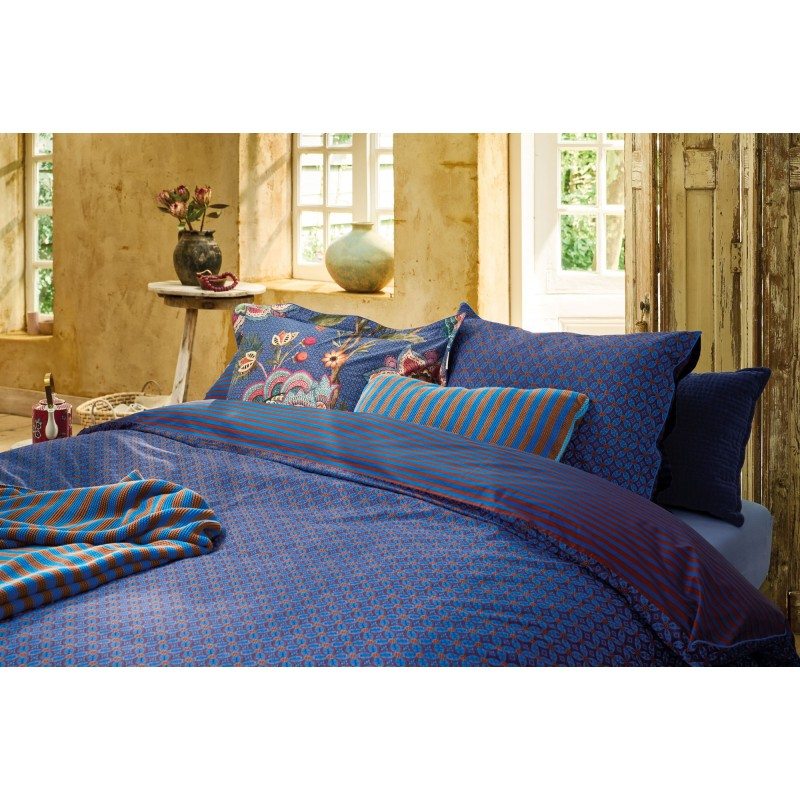 Perkali voodipesukomplekt Alvida Dark Blue