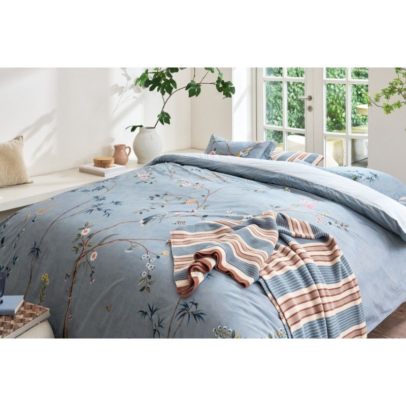 Perkali voodipesukomplekt Bamboo Blossom Light Blue