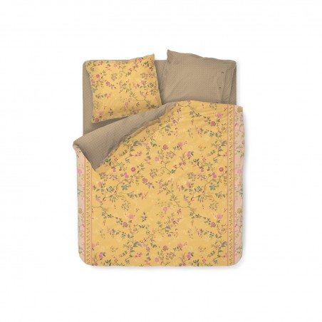 Perkali voodipesukomplekt Bodhi Flower Yellow