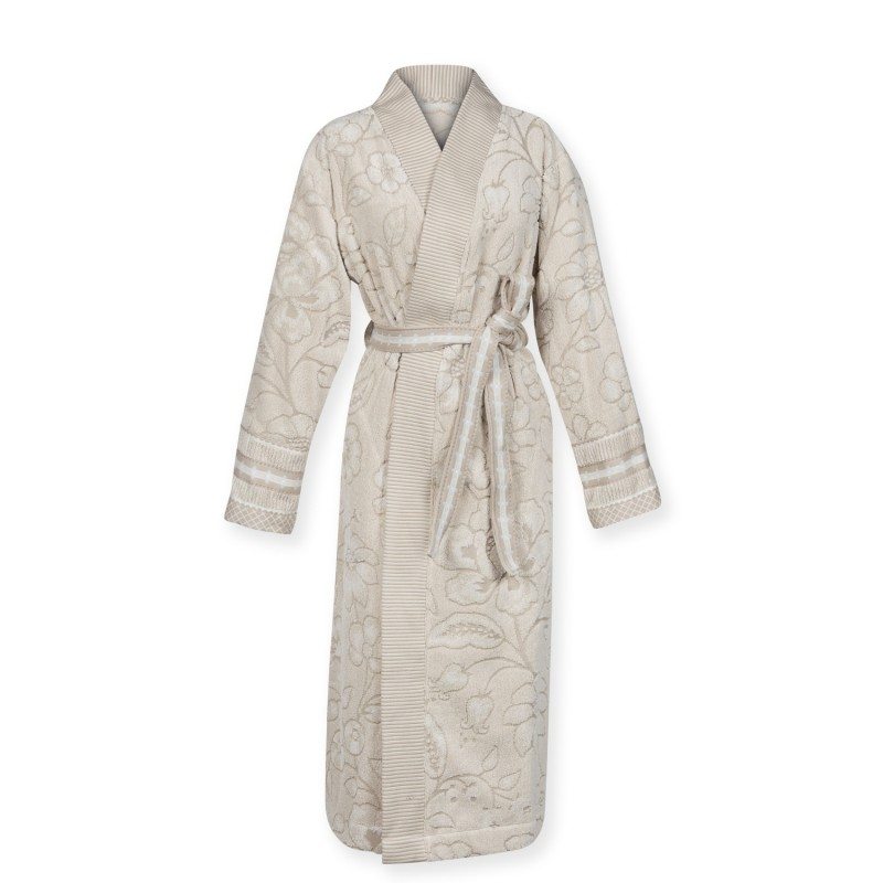 Hommikumantel Pip Studio Jasmin Jacquard Sand
