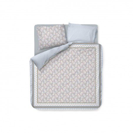 Perkali voodipesukomplekt Kairi Bloom Light Blue