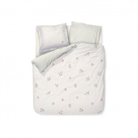 Perkali voodipesukomplekt Mughal Flower Off-white