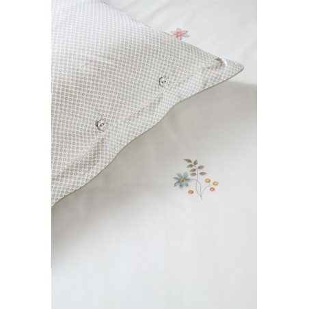 Perkali voodipesukomplekt Mughal Flower Off-white